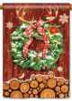 FLAG STANDARD COZY CABIN WREATH