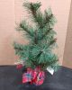 RED TARTAN FAUX PINE TREE