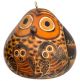 ORNAMENT GOURD - MOM & OWLET