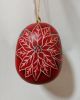 GOURD ORNAMENT - POINSETTIA