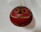 GOURD ORNAMENT - RED OWL