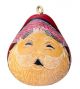 ORNAMENT GOURD - SANTA SMILE