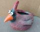 RED CARDINAL BIRD PLANTER