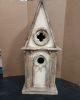 BIRDHOUSE ANTIQUE WHITE