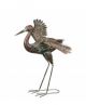 REGAL ART GREEN PATINA CRANE 38