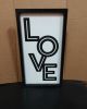 WALL DECOR FRAMED LOVE PLAQUE