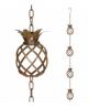 RAIN CHAIN COPPER PINEAPPLE