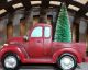 RED TRUCK W/ CHRISTMAS TREE