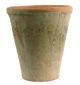 RUSTIC TERRA COTTA ROSE POT-MEDIUM-ANTIQUE RED