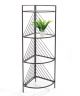 PLANT STAND METAL 4-TIER CORNER RACK