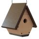 BIRDHOUSE WOODLINK WREN HOUSE TAN & BROWN