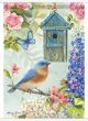 FLAG GARDEN BLUEBIRD BIRDSONG