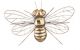 BEE METAL WALL DECOR SMALL