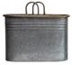 GALVANIZED METAL CONTAINER - LARGE