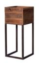 WOOD/METAL PLANTER STAND MEDIUM