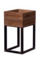 WOOD/METAL PLANTER STAND SMALL