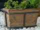 WOOD/METAL PLANTER LARGE