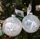 ORNAMENT FROST TREE GLASS BALL