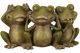 NO EVIL FROG GARDEN STATUE