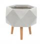 PLANTER STAND CREAM SMALL