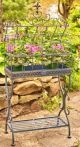 PLANT STAND IRON CAGE