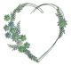 WALL DECOR SUCCULENT HEART