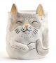 ANIMAL PLANTER GREY CAT