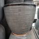 GROOVED EGG PLANTER GREY MED