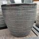 GROOVED EGG PLANTER GREY LG