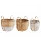 WHITE SEAGRASS BASKET SET