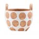 OPEN WHITE TERRACOTTA POT