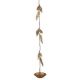 RAIN CHAIN WITH BASIN - FERN -ANTIQUE BRASS