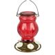 HUMMINGBIRD FEEDER RUBY VISIONS ANTIQUE GLASS