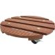 PLANT CADDY ROUND TERRA COTTA